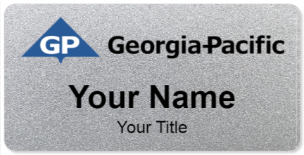 Custom name badges for Georgia Pacific