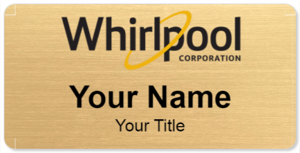 Custom name badges for Whirlpool Corporation