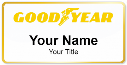 Custom name badges for Goodyear Tire & Rubber