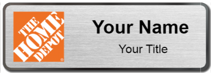 Custom name badges for Home Depot