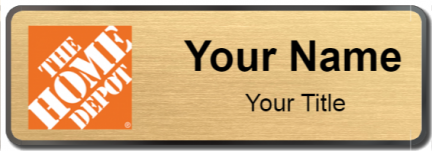 Custom name badges for Home Depot
