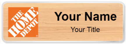 Custom name badges for Home Depot