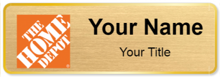 Custom name badges for Home Depot