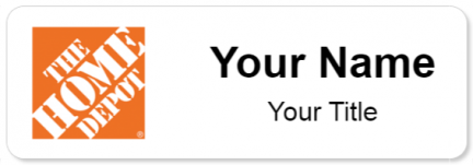 Custom name badges for Home Depot