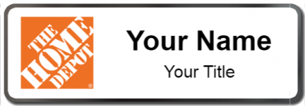 Custom name badges for Home Depot