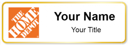 Custom name badges for Home Depot