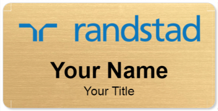 Custom name badges for Randstad Holding