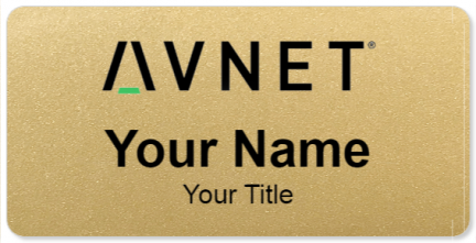 Custom name badges for Avnet