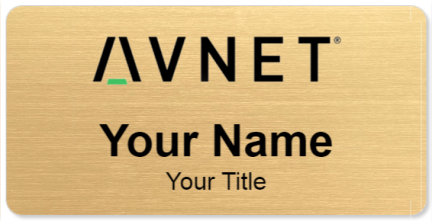 Custom name badges for Avnet