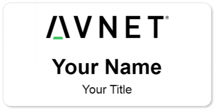 Custom name badges for Avnet