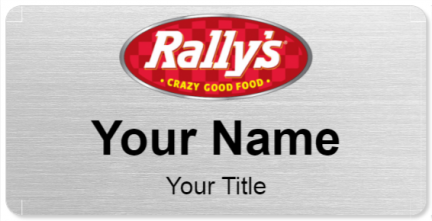 Custom name badges for Rallys