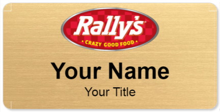 Custom name badges for Rallys