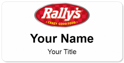 Custom name badges for Rallys