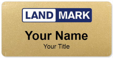 Custom name badges for Landmark Network