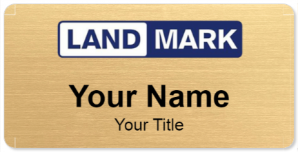 Custom name badges for Landmark Network