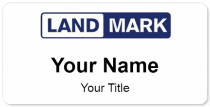 Custom name badges for Landmark Network