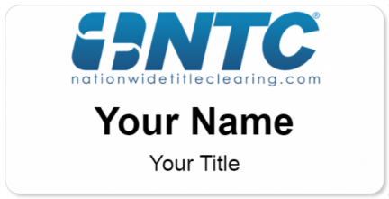 Custom name badges for Nationwide Title Clearing