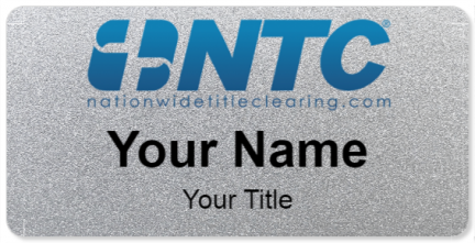 Custom name badges for Nationwide Title Clearing