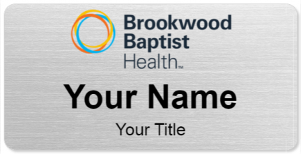 Custom name badges for Brookwood Baptist Health