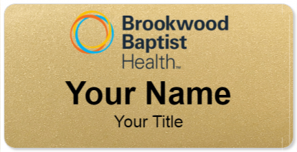 Custom name badges for Brookwood Baptist Health
