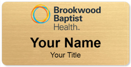 Custom name badges for Brookwood Baptist Health