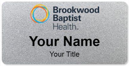 Custom name badges for Brookwood Baptist Health