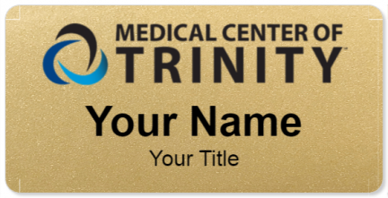 Custom name badges for Medical center of Trinity