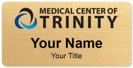 Custom name badges for Medical center of Trinity