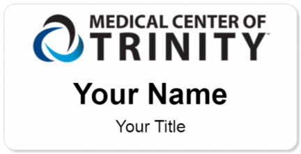 Custom name badges for Medical center of Trinity