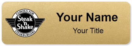 Custom name badges for Steak N Shake