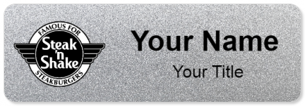 Custom name badges for Steak N Shake