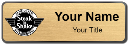 Custom name badges for Steak N Shake