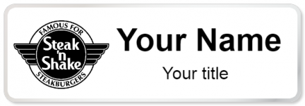 Custom name badges for Steak N Shake