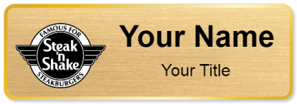 Custom name badges for Steak N Shake