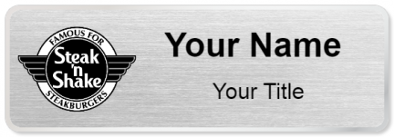 Custom name badges for Steak N Shake