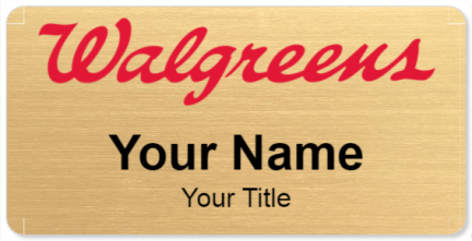 Custom name badges for WALGREENS