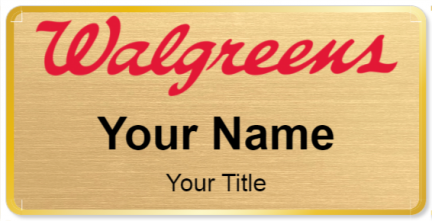 Custom name badges for WALGREENS