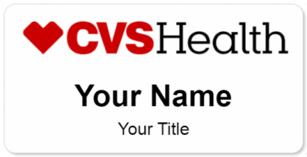 Custom name badges for CVS Care
