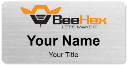 Custom name badges for BeeHex