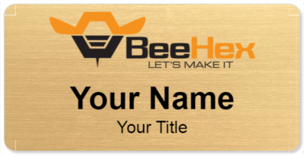 Custom name badges for BeeHex