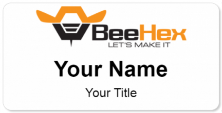 Custom name badges for BeeHex