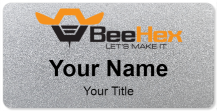 Custom name badges for BeeHex