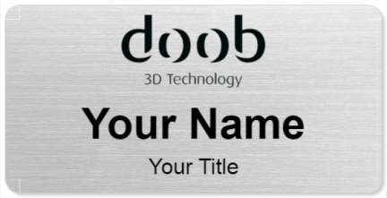 Custom name badges for Doob 3D