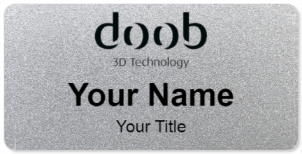 Custom name badges for Doob 3D