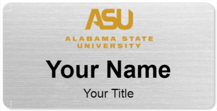 Custom name badges for Alabama State University