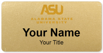 Custom name badges for Alabama State University