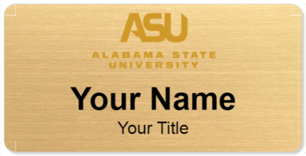 Custom name badges for Alabama State University