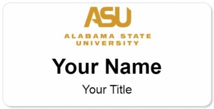 Custom name badges for Alabama State University
