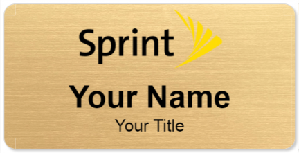 Custom name badges for Sprint