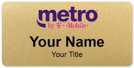 Custom name badges for Metro by Tmobile